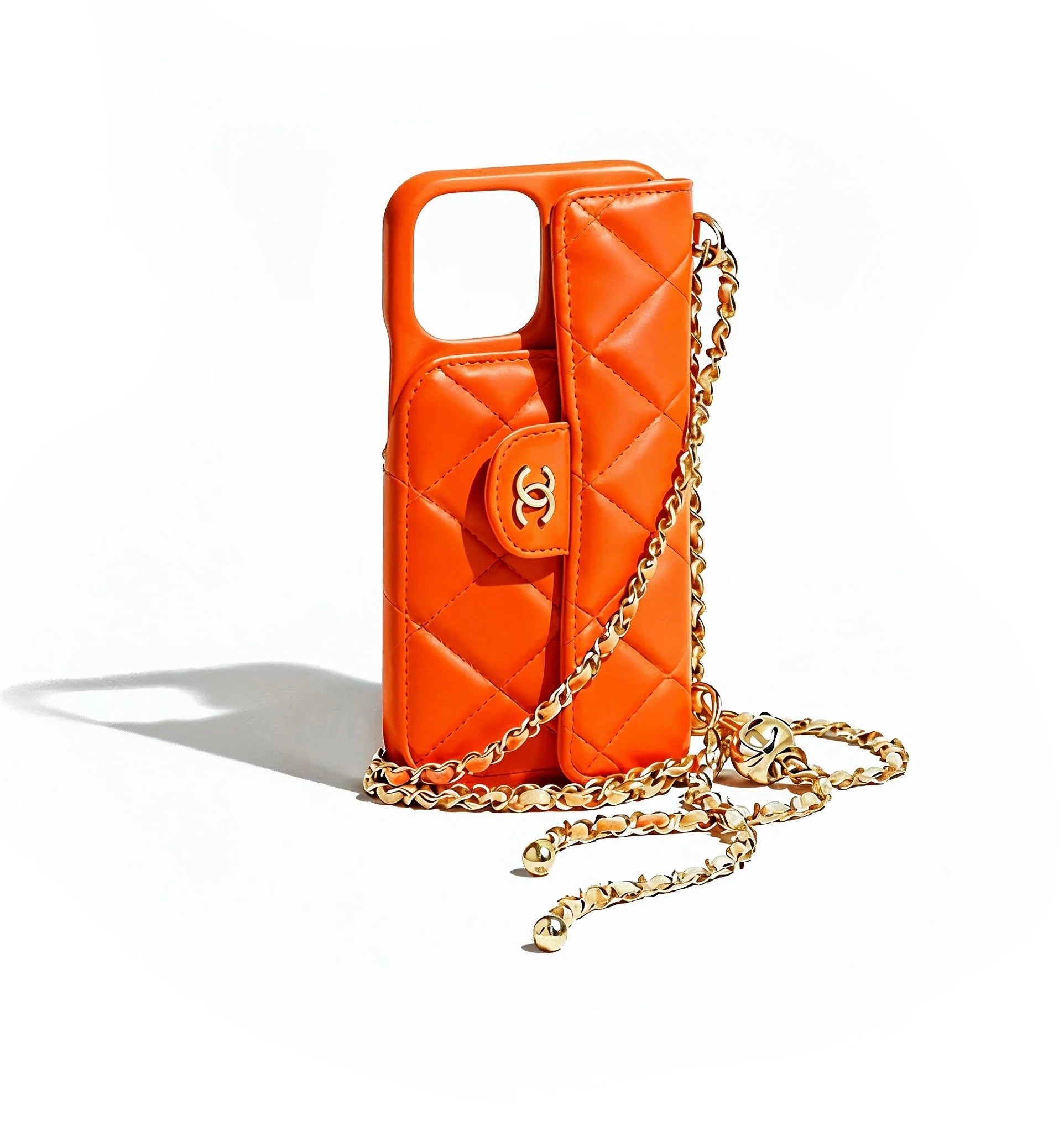 Coque Chan*l orange