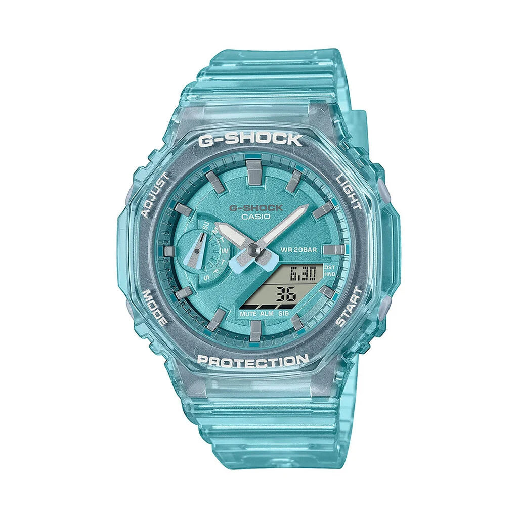G-Shock Bleu Transparent