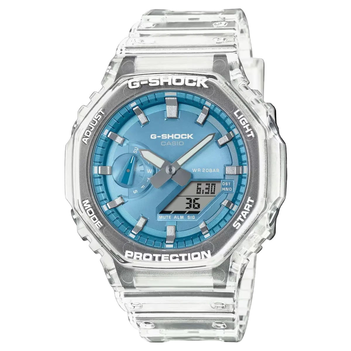 G-Sh*ck Transparent Bleu