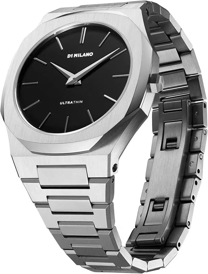 Montre Milano Argenté Noir